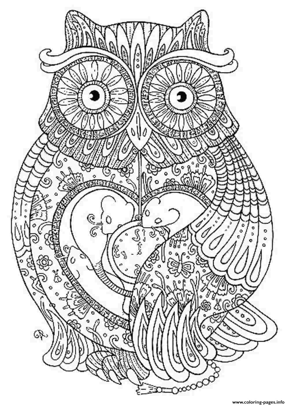Nocturnal Animals Coloring Page 136