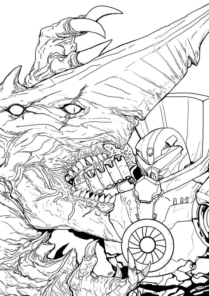 Pacific Rim Colouring Pages 2