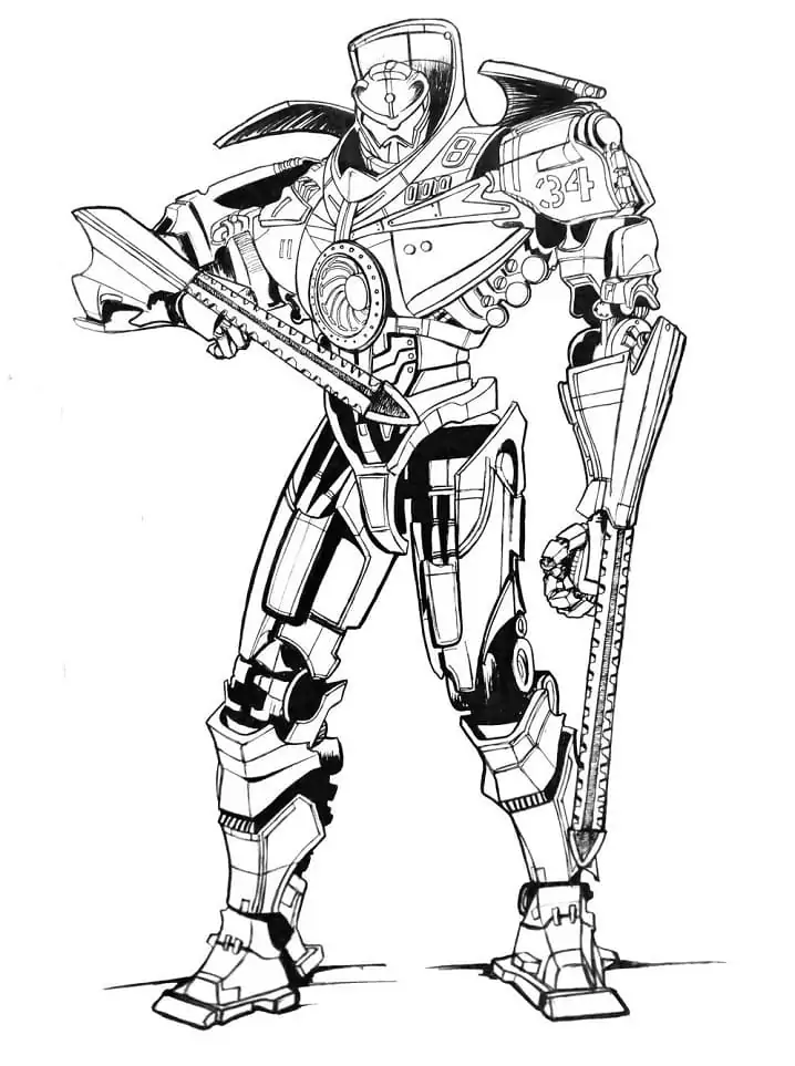 Pacific Rim Colouring Pages 21