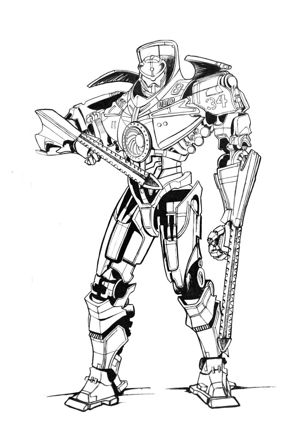 Pacific Rim Colouring Pages 27