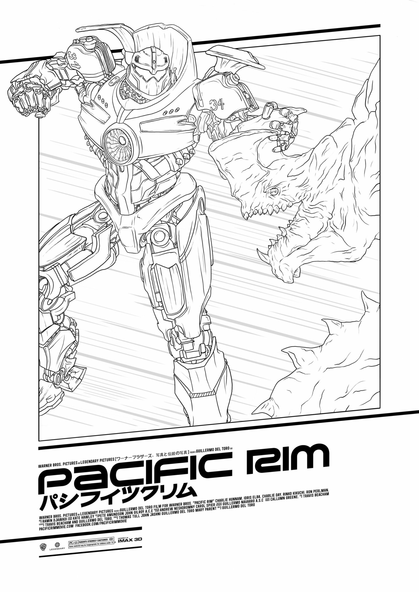 Pacific Rim Colouring Pages 29