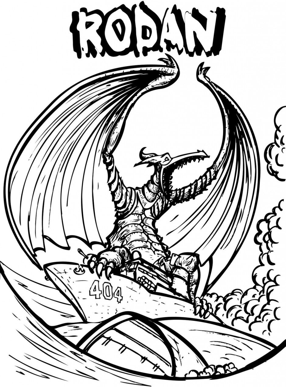 Pacific Rim Colouring Pages 3