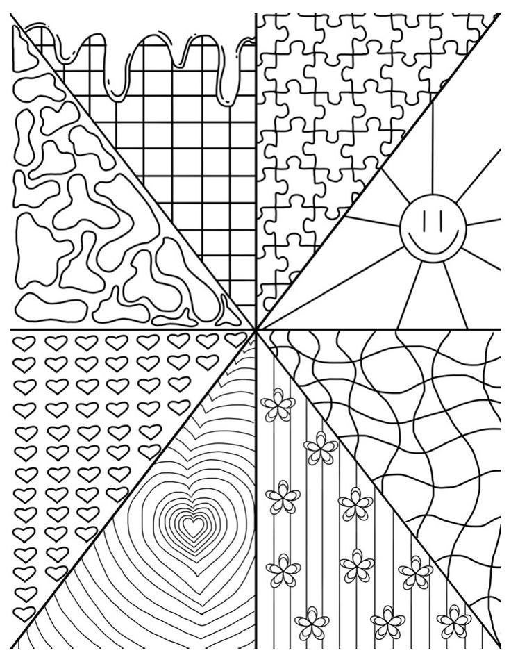 Preppy Coloring Pages Printable 24