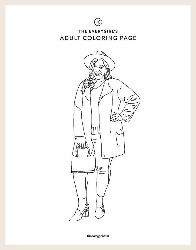 Preppy Coloring Pages Printable 33