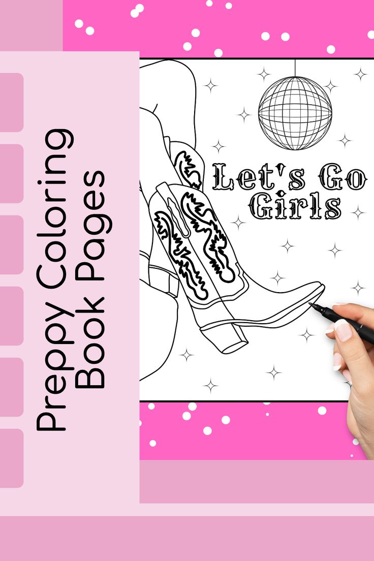 Preppy Coloring Pages Printable 34