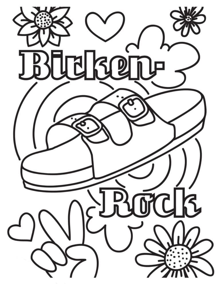Preppy Coloring Pages Printable 47