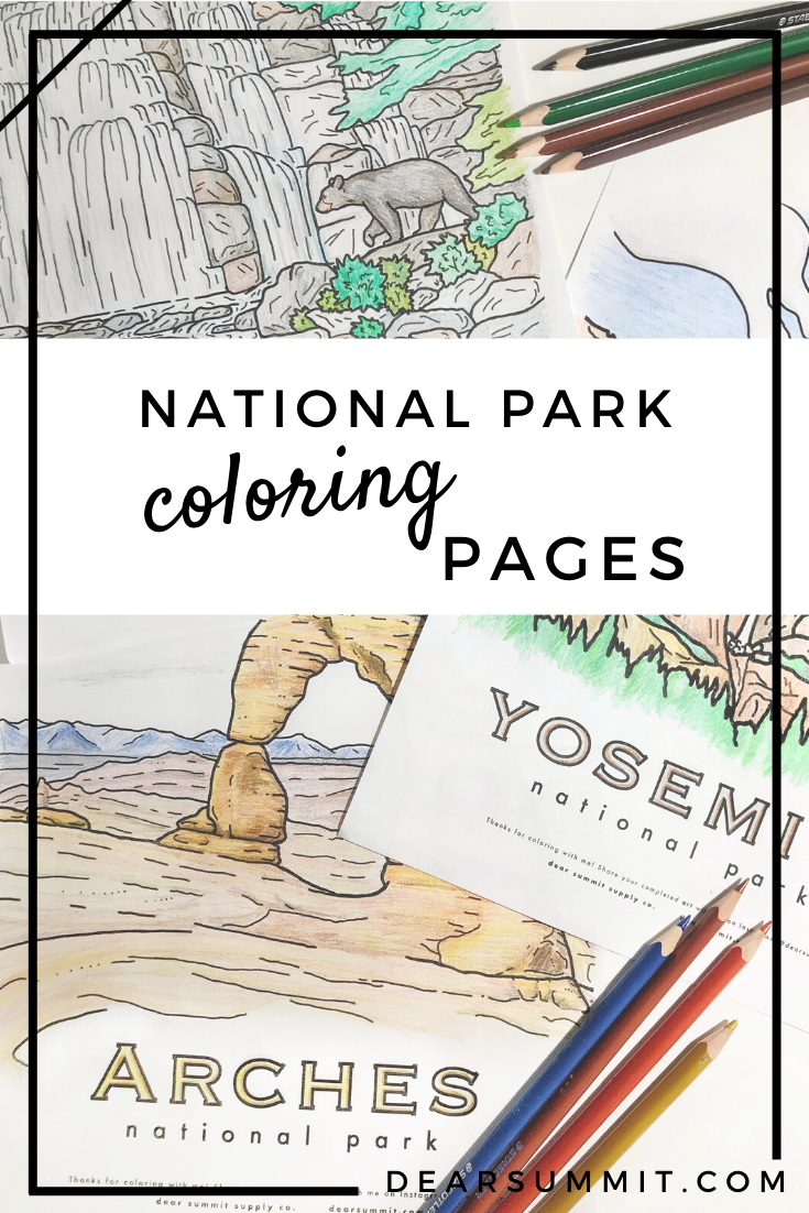 Printable National Park Coloring Book 17