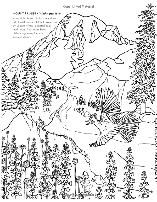 Printable National Park Coloring Book 3