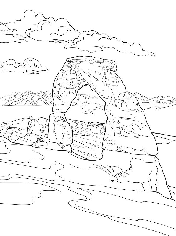 Printable National Park Coloring Book 35