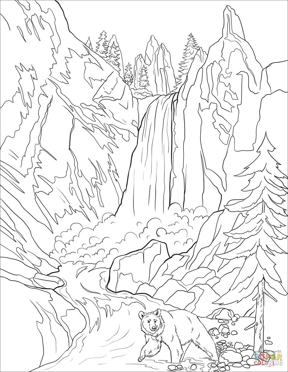 Printable National Park Coloring Book 47