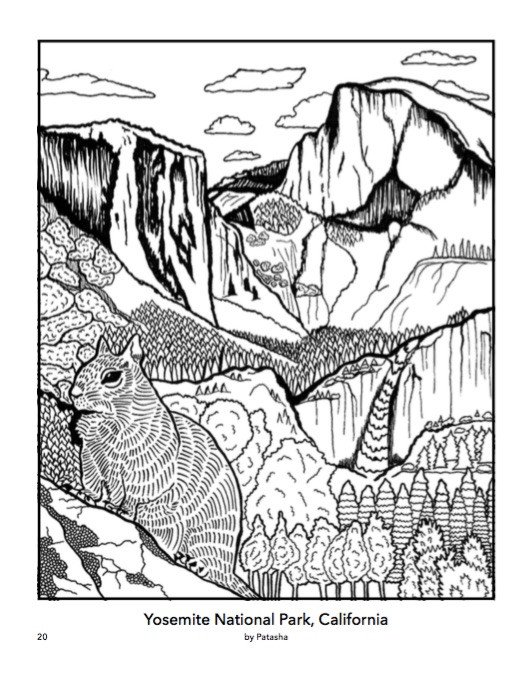 Printable National Park Coloring Book 54