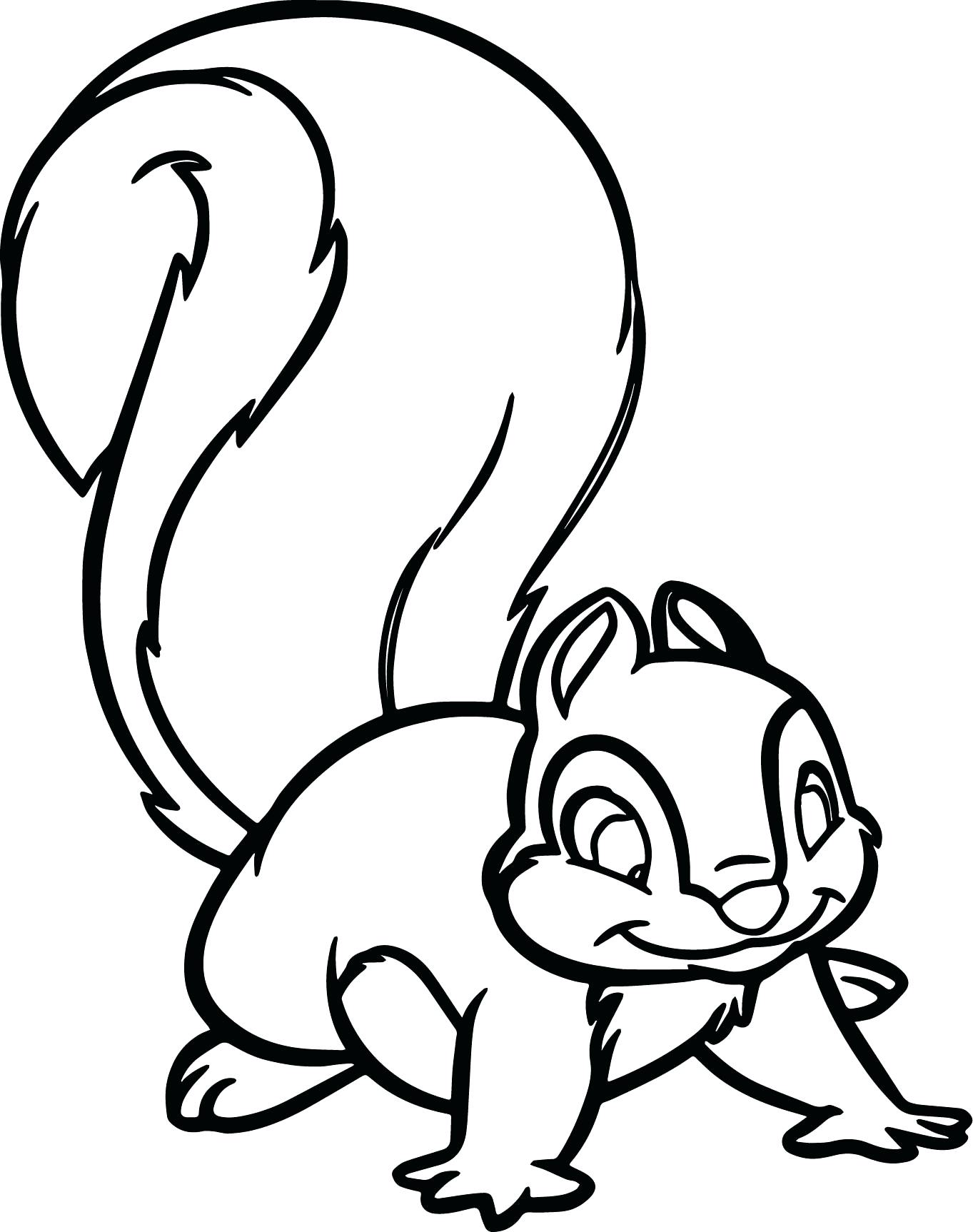 Woodland Creatures Coloring Pages 1