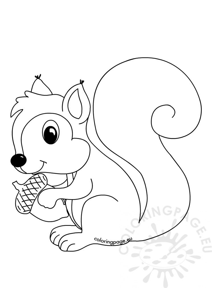 Woodland Creatures Coloring Pages 2