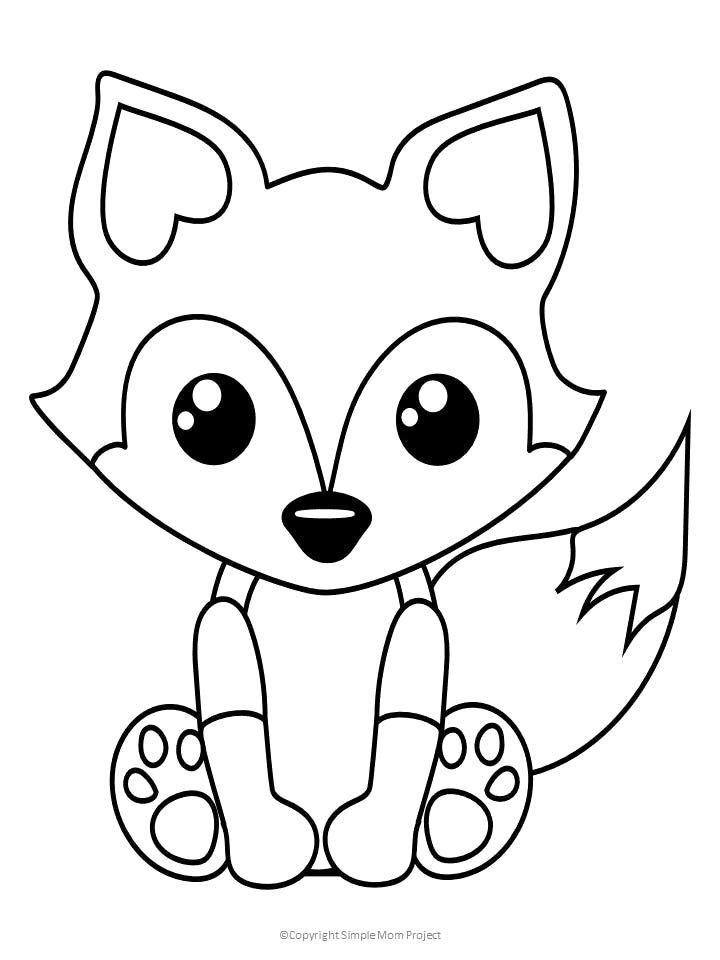 Woodland Creatures Coloring Pages 24