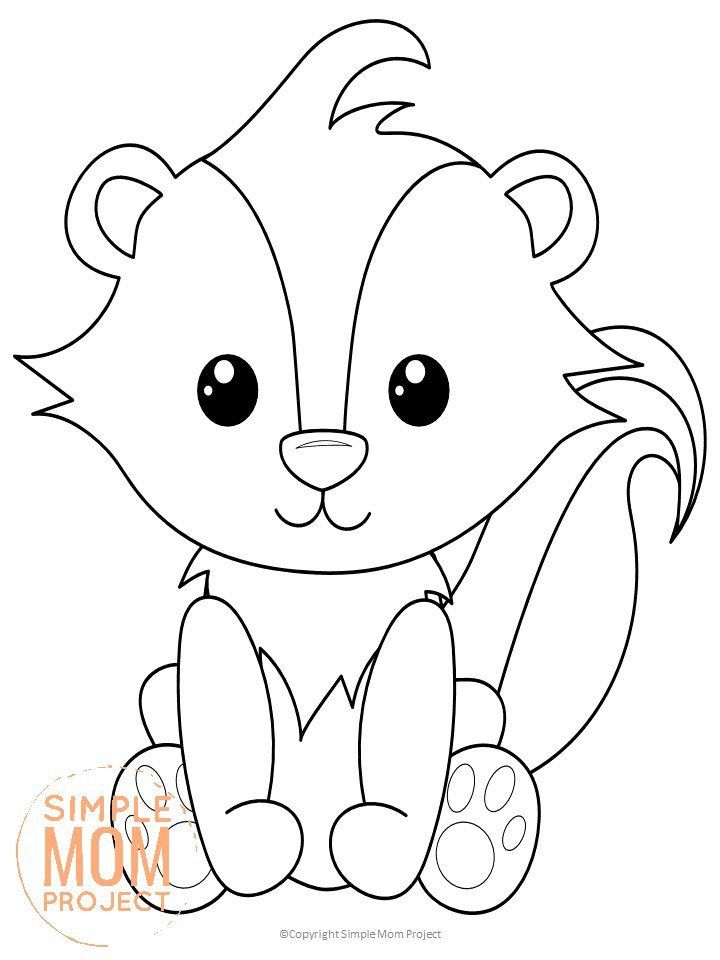 Woodland Creatures Coloring Pages 29