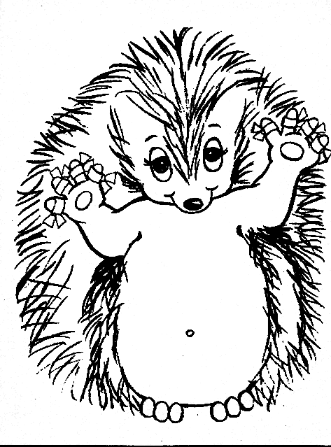 Woodland Creatures Coloring Pages 33