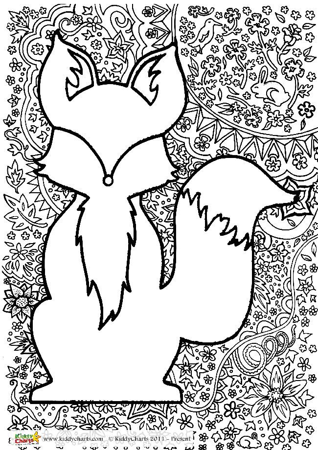 Woodland Creatures Coloring Pages 54
