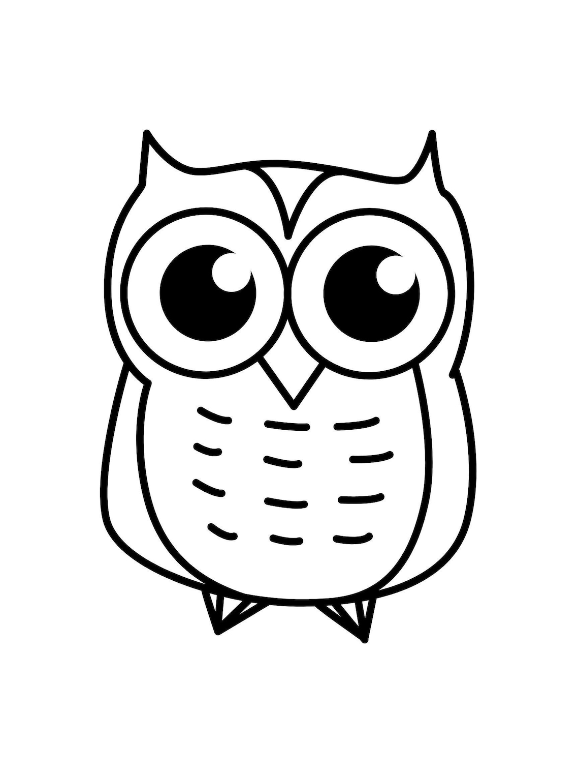 Woodland Creatures Coloring Pages 6