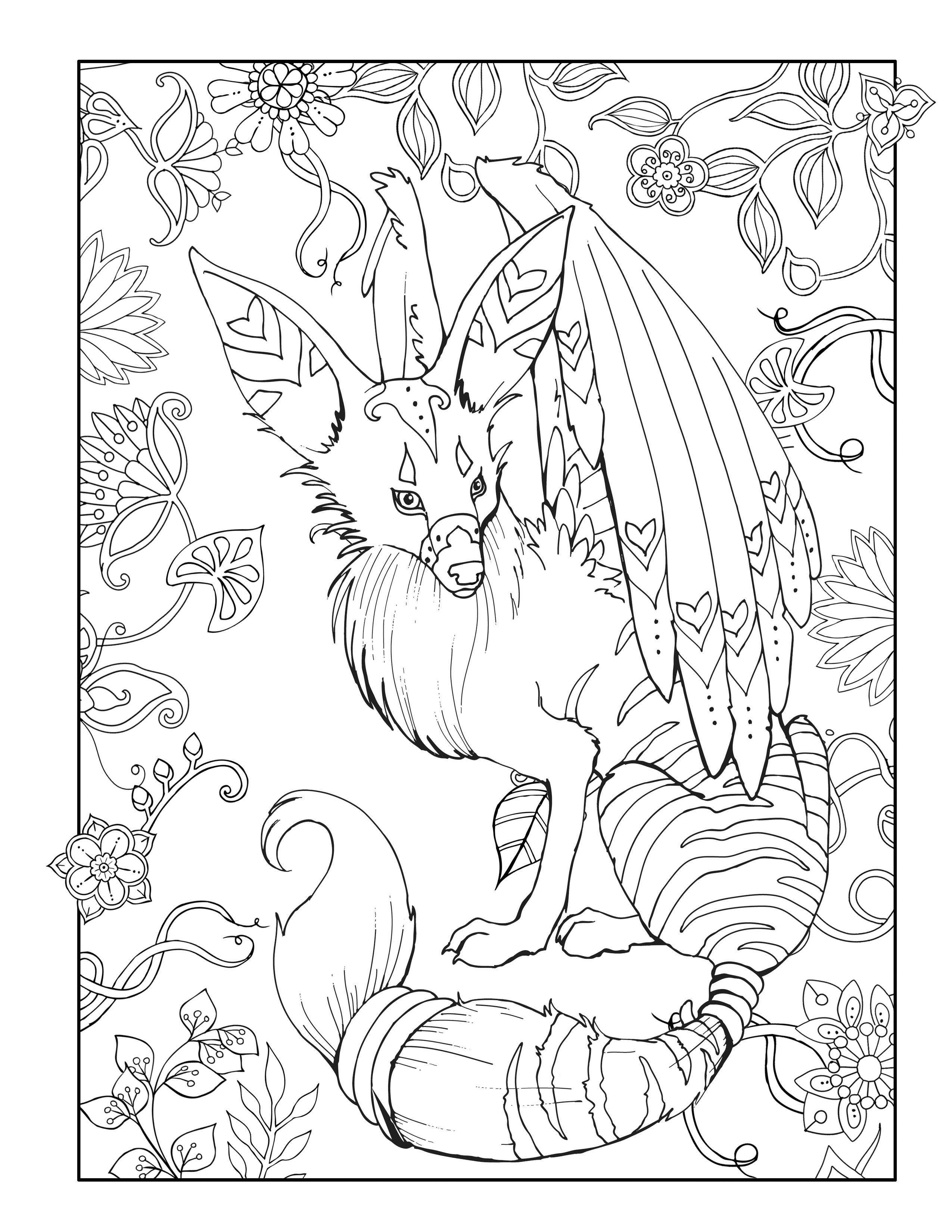 Woodland Creatures Coloring Pages 63