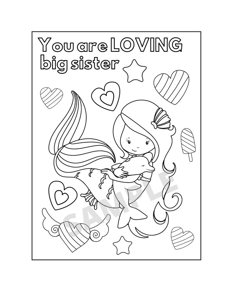 25 Big Sister Coloring Pages 12