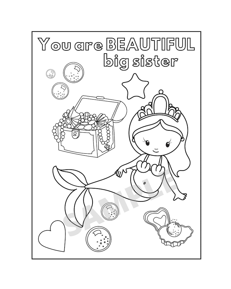 25 Big Sister Coloring Pages 25