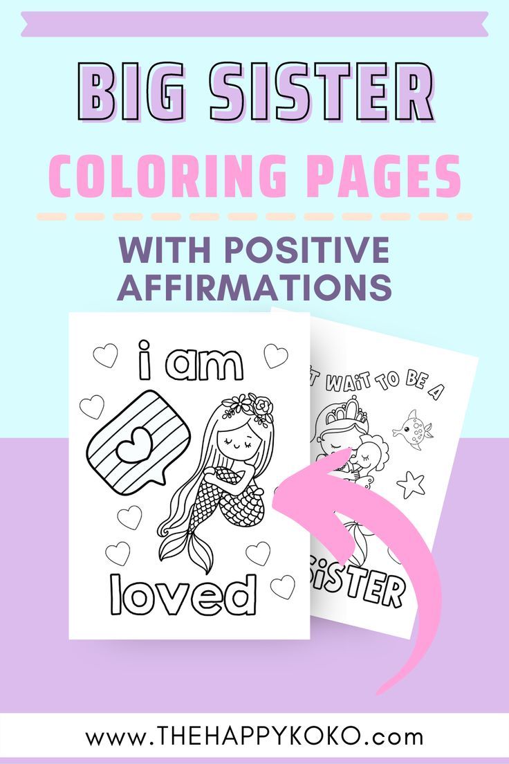 25 Big Sister Coloring Pages 5