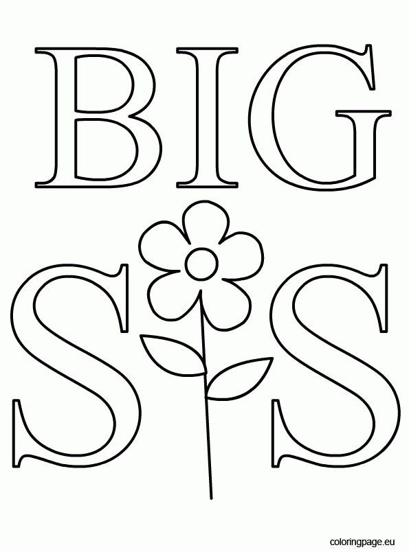 25 Big Sister Coloring Pages 9