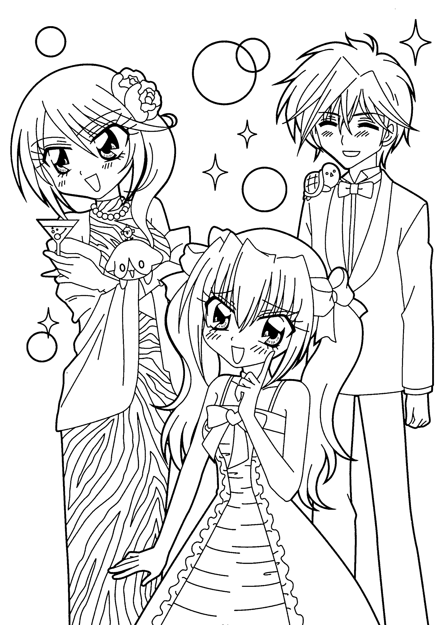 30 Anime Adult Coloring Books 15