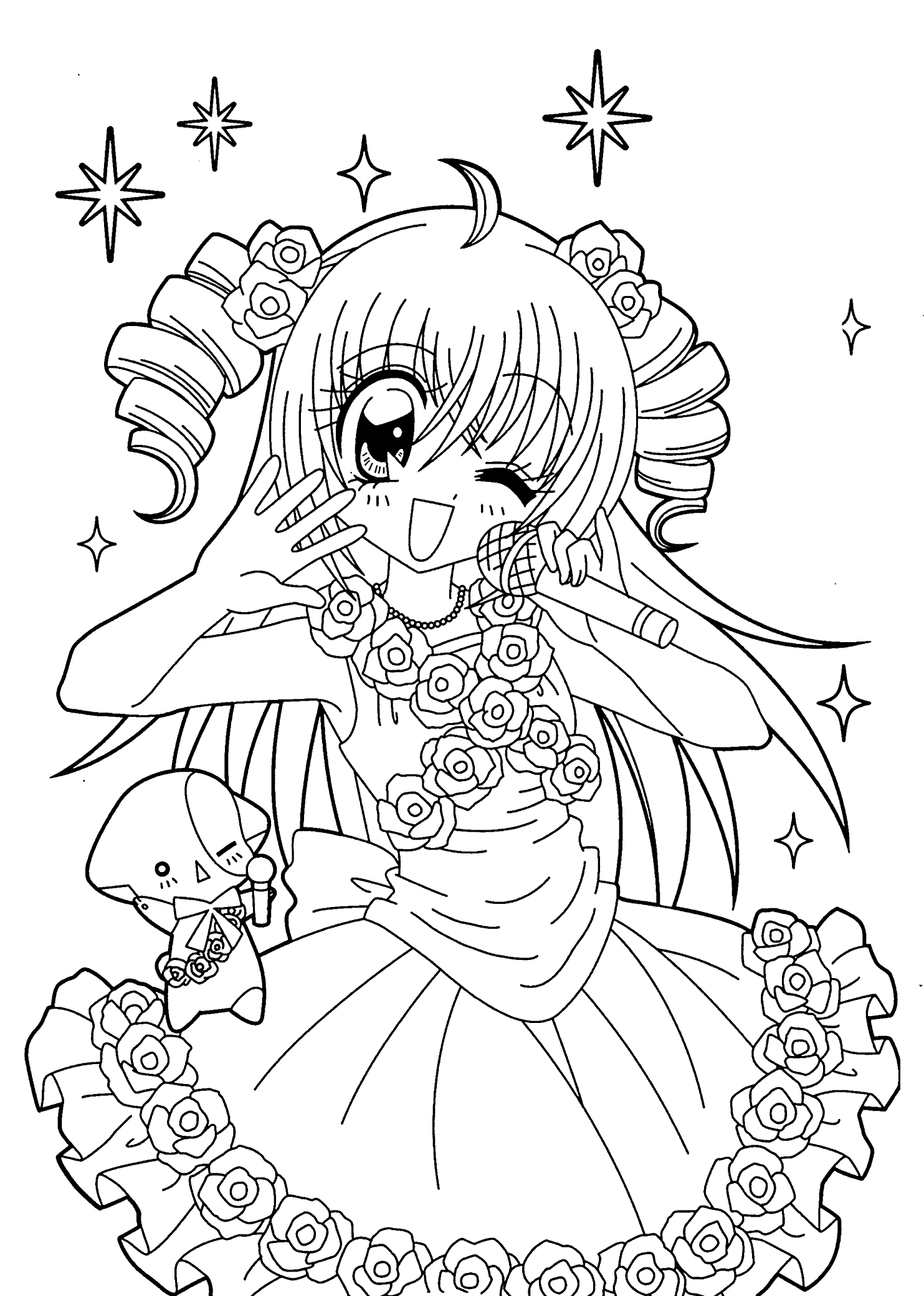 30 Anime Adult Coloring Books 17