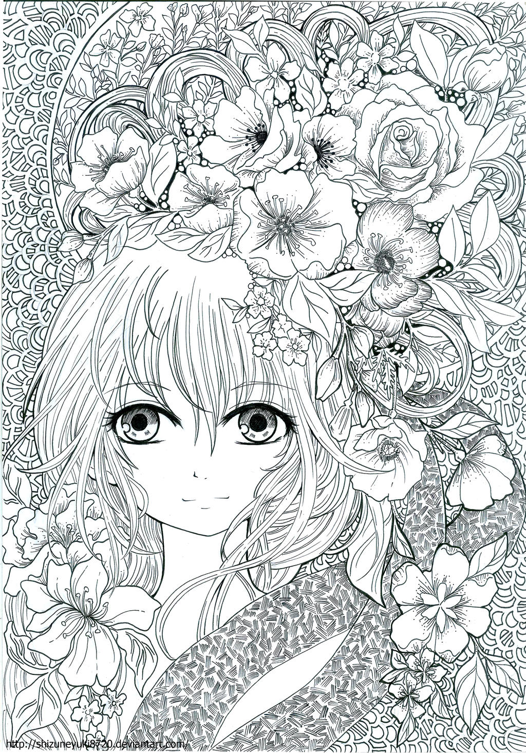 30 Anime Adult Coloring Books 4