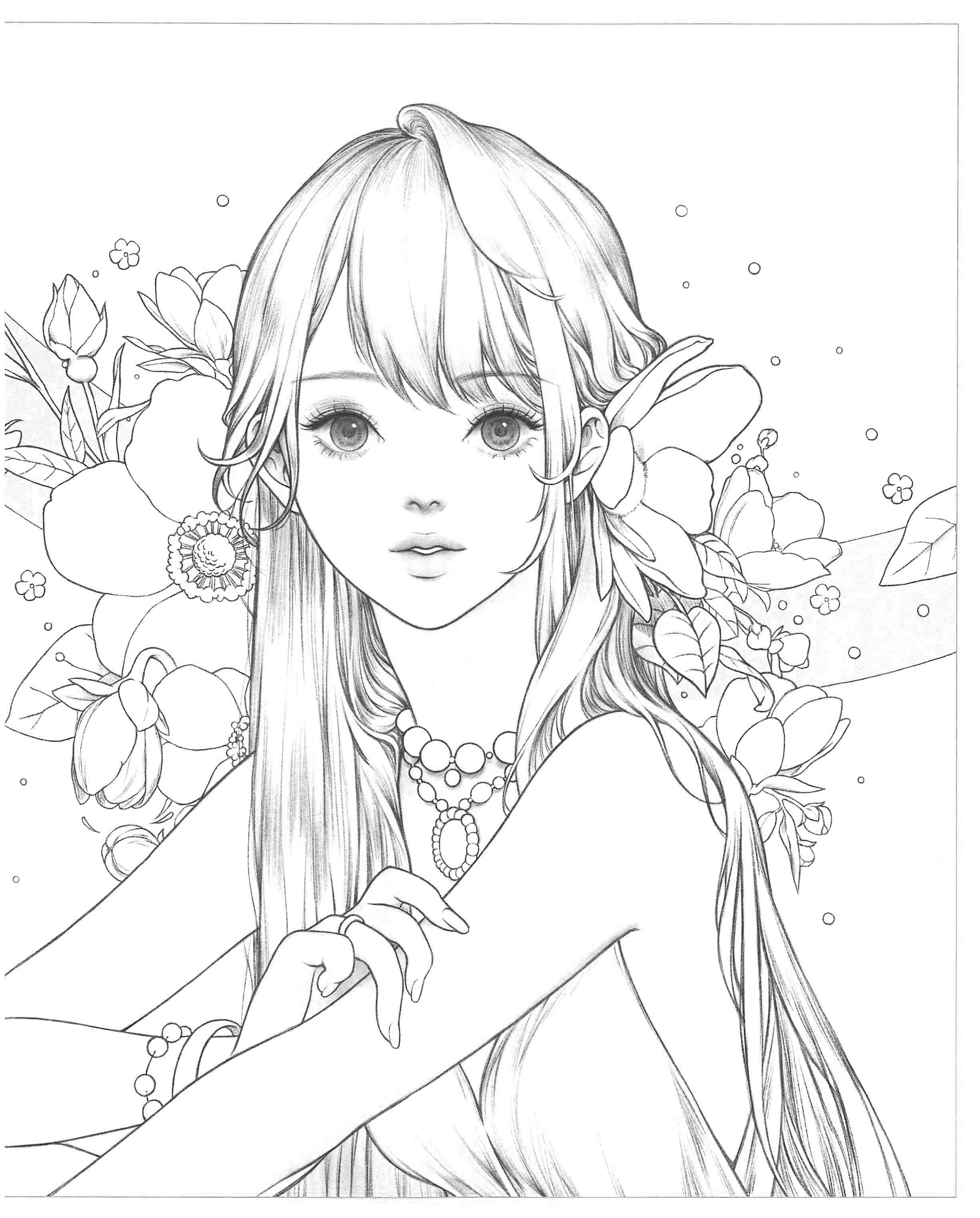 30 Anime Adult Coloring Books 9