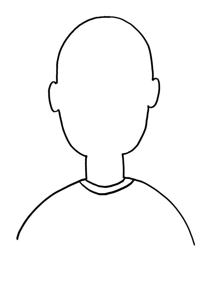 30 Blank Face Coloring Page 19