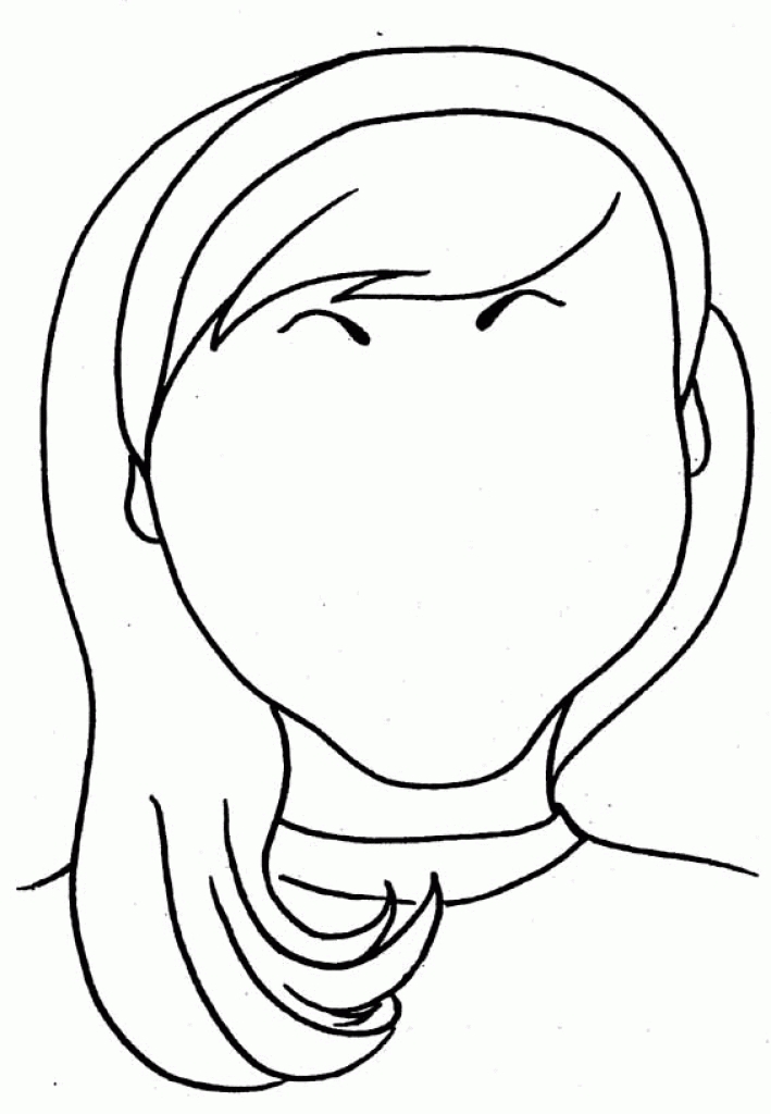 30 Blank Face Coloring Page 2