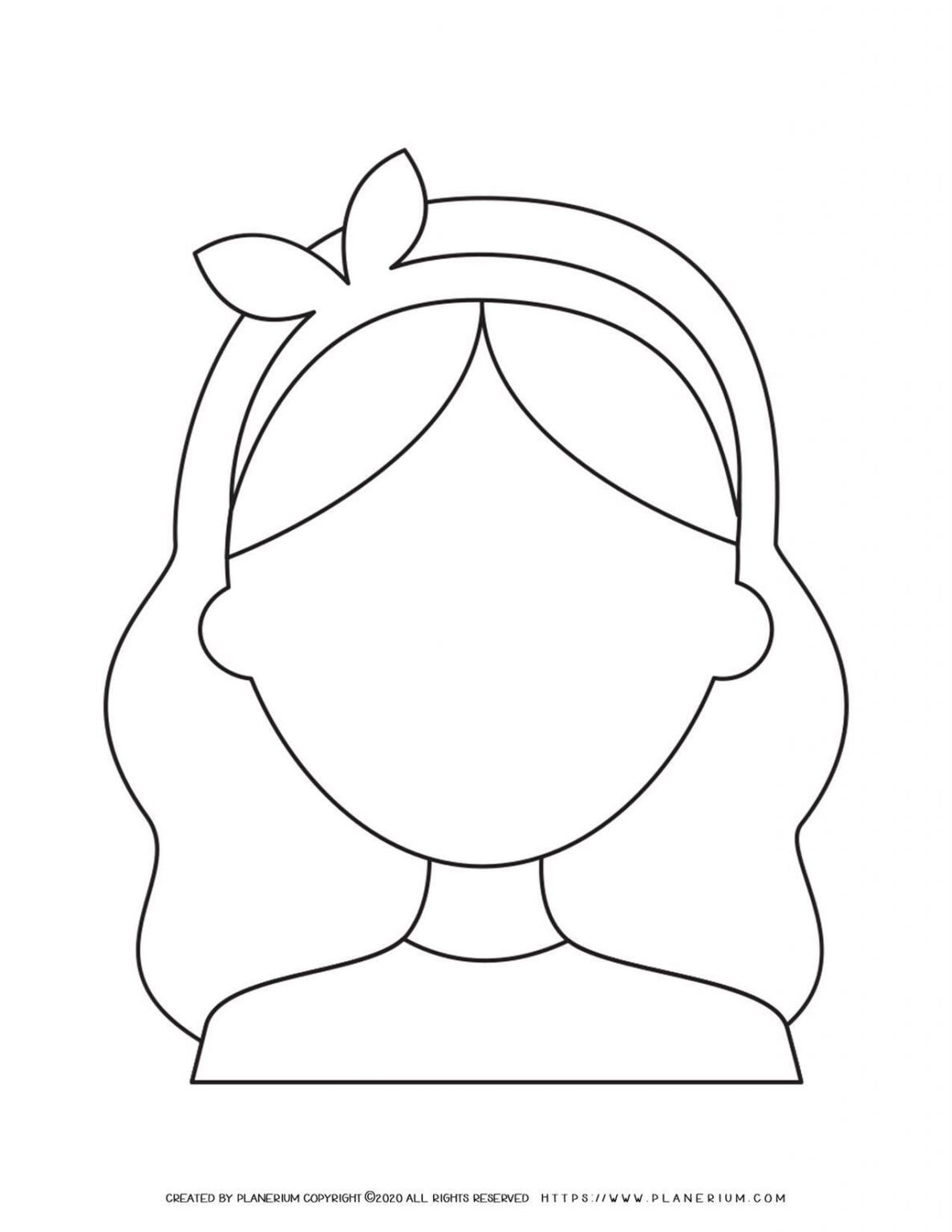 30 Blank Face Coloring Page 24