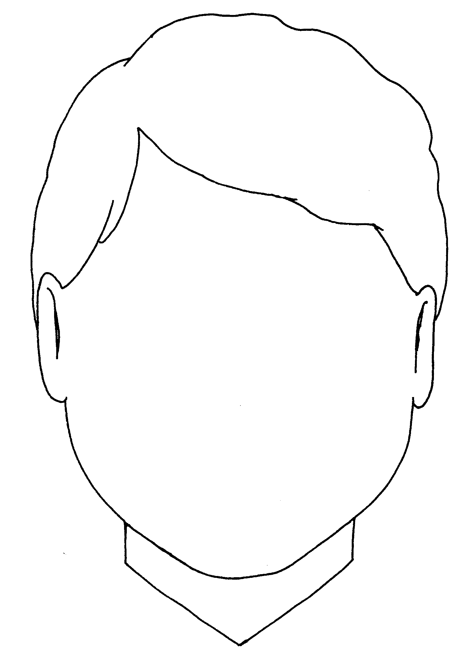 30 Blank Face Coloring Page 29