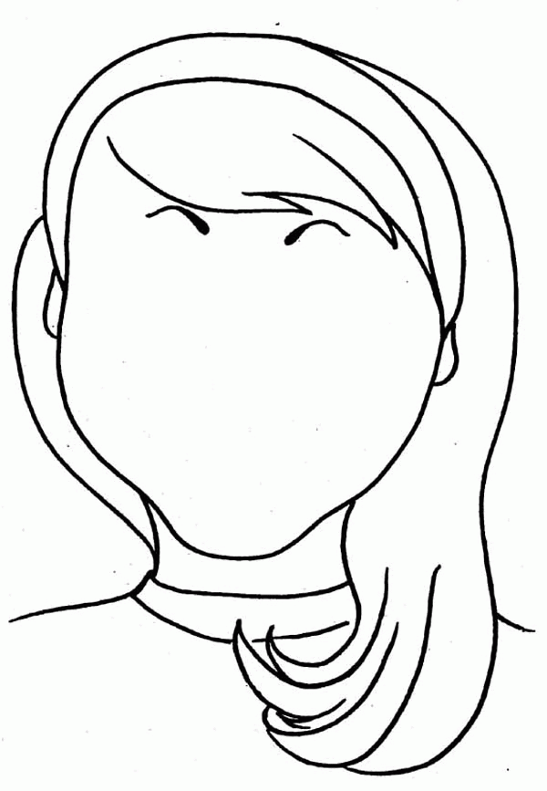 30 Blank Face Coloring Page 35
