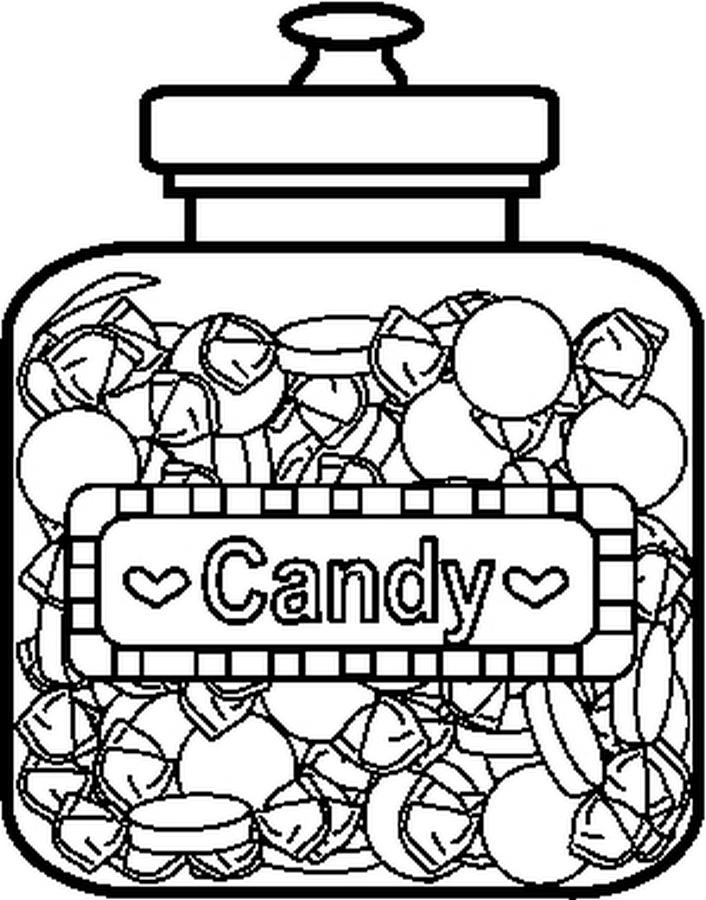 33 Candy Coloring Book Pages 13
