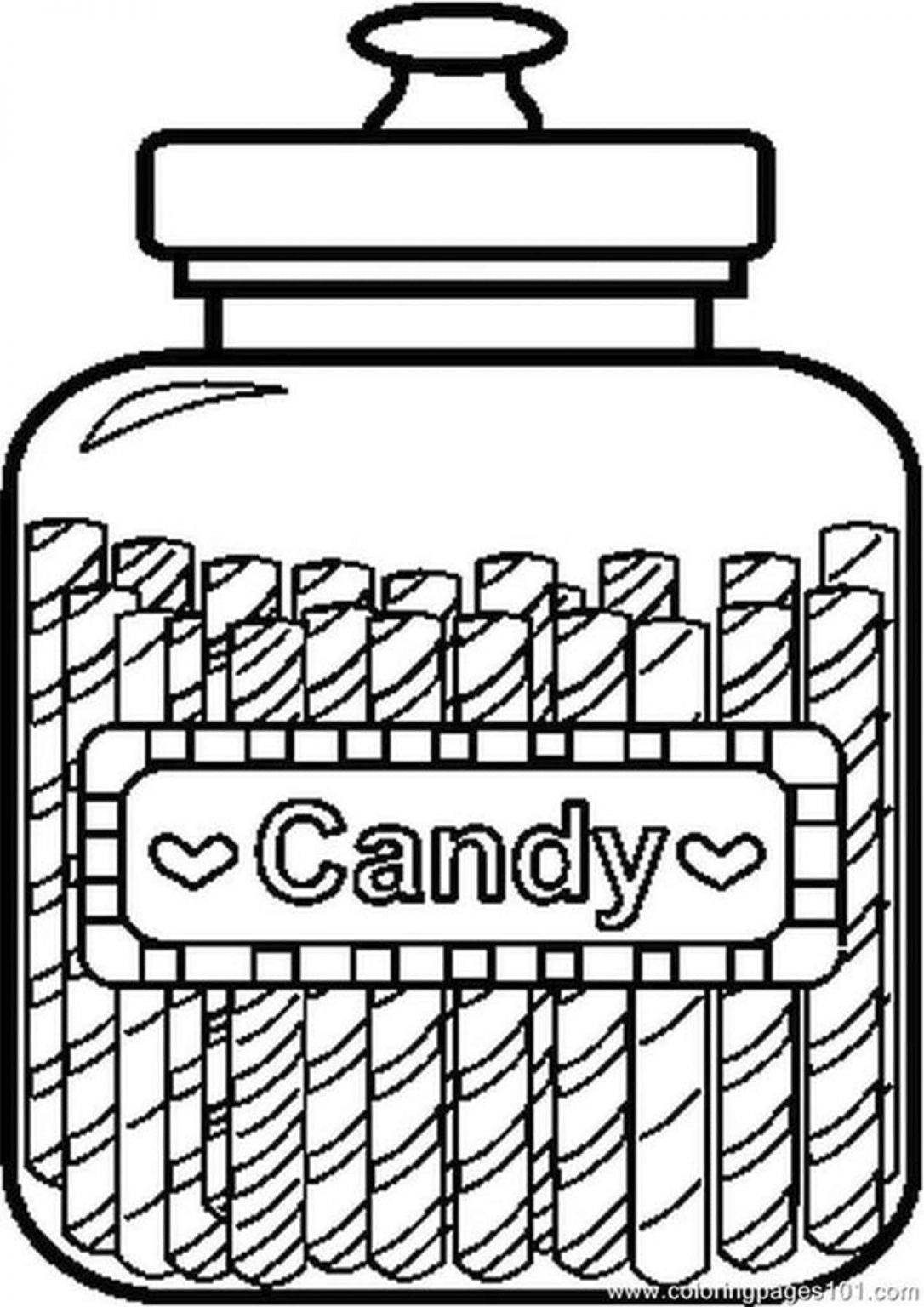 33 Candy Coloring Book Pages 15