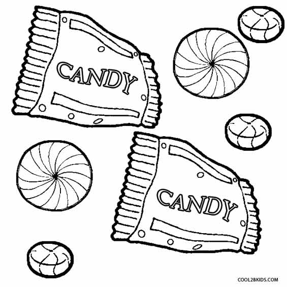 33 Candy Coloring Book Pages 26