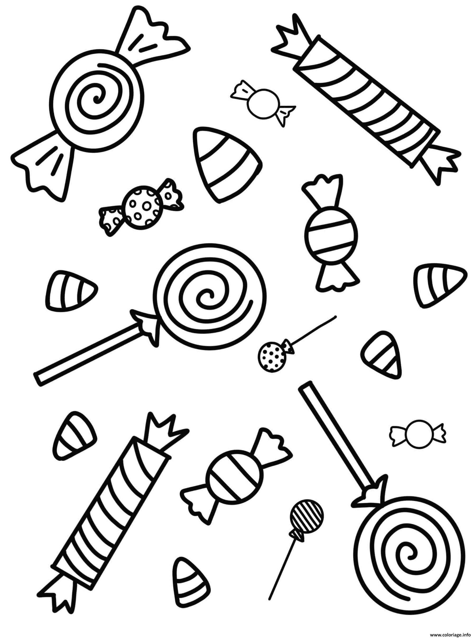 33 Candy Coloring Book Pages 28