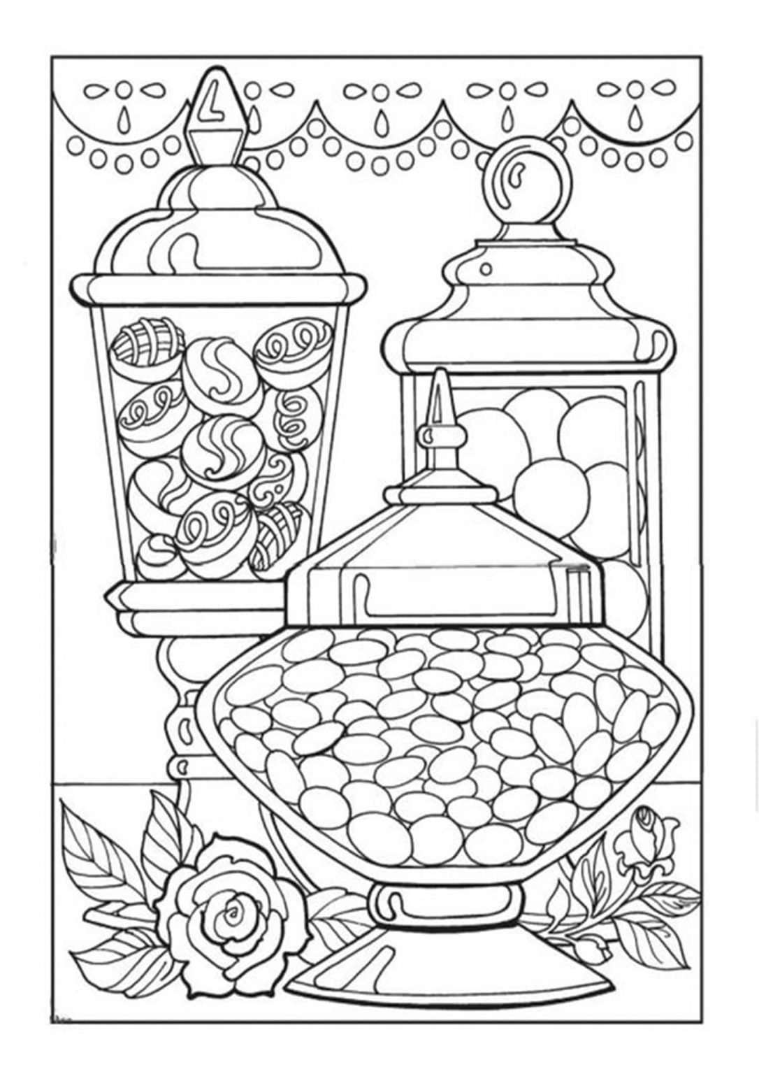 33 Candy Coloring Book Pages 29