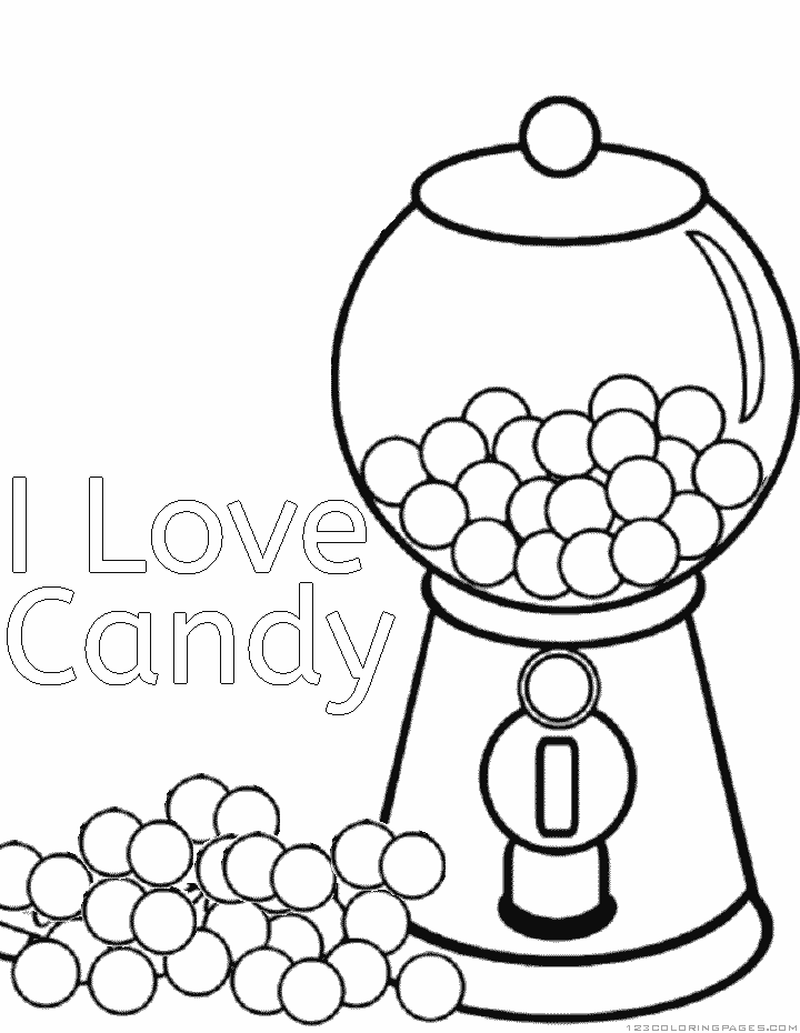 33 Candy Coloring Book Pages 31