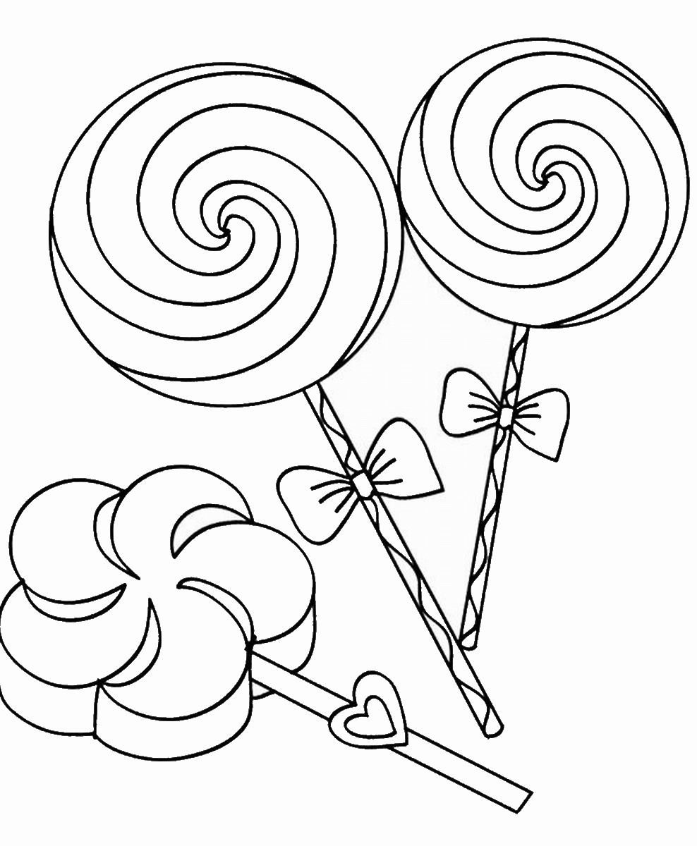 33 Candy Coloring Book Pages 6