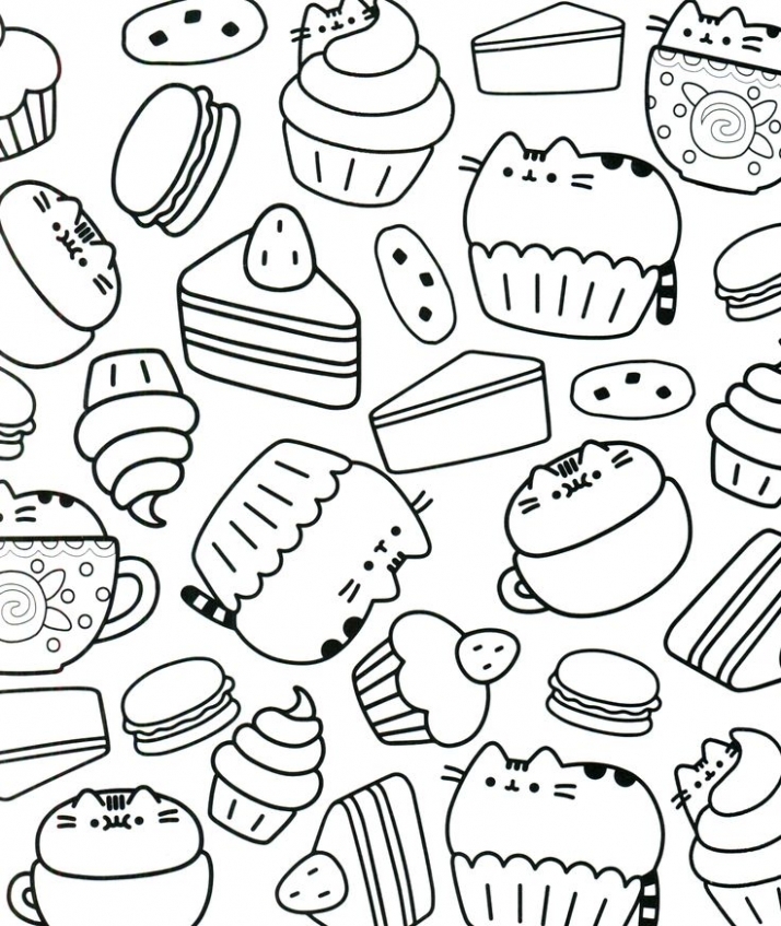 35 Cute Food Colouring Sheets 23