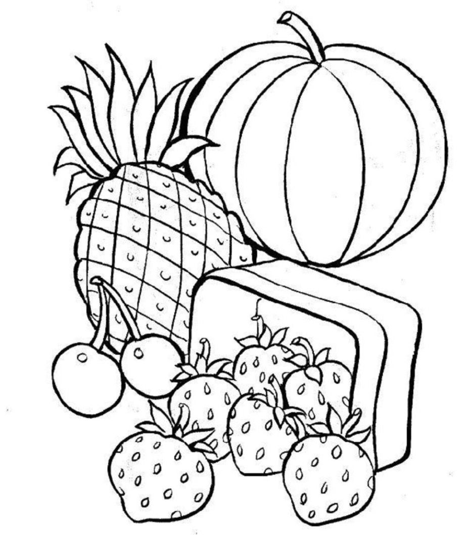 35 Cute Food Colouring Sheets 31