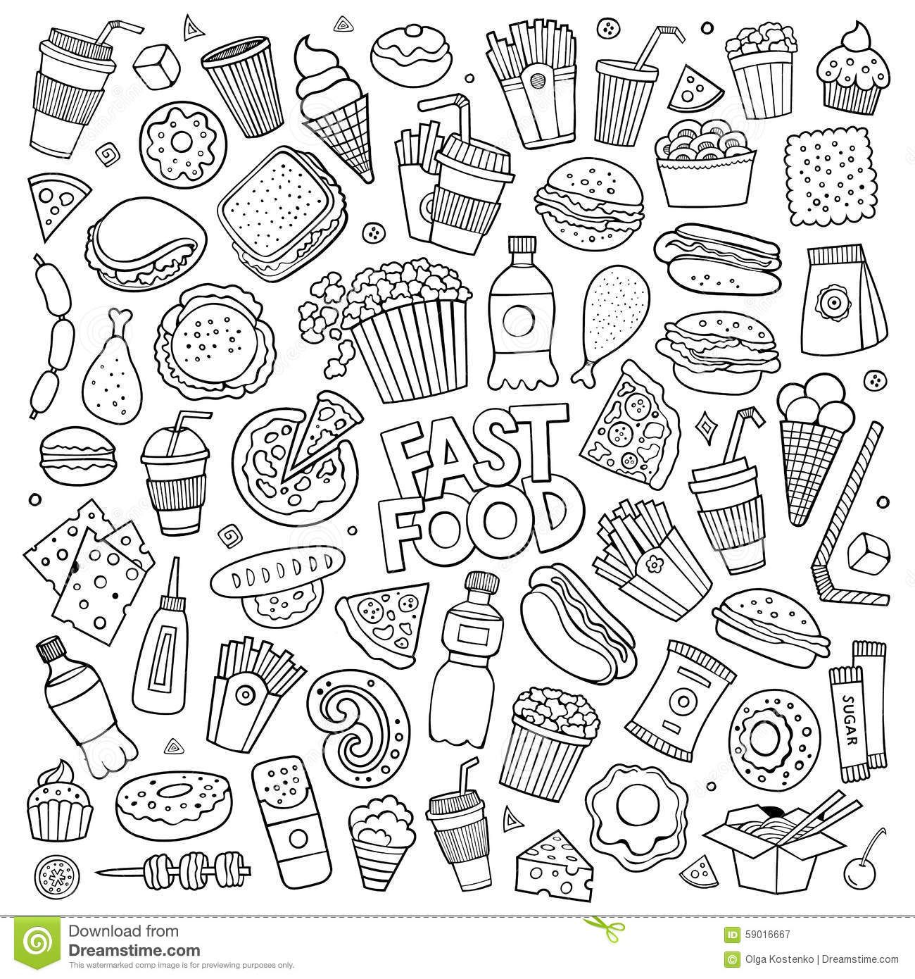 35 Cute Food Colouring Sheets 43