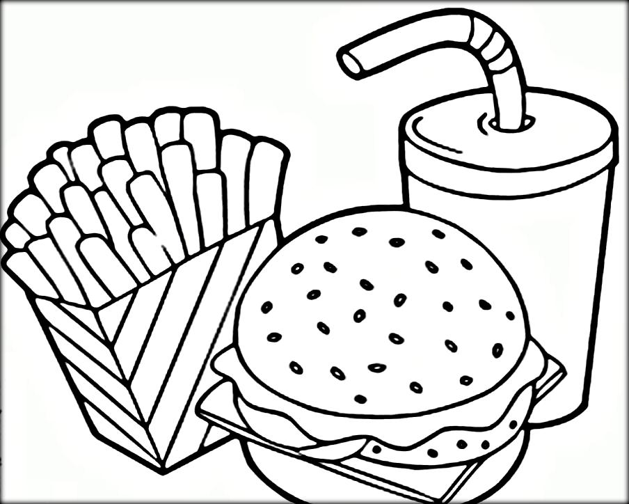 35 Cute Food Colouring Sheets 55