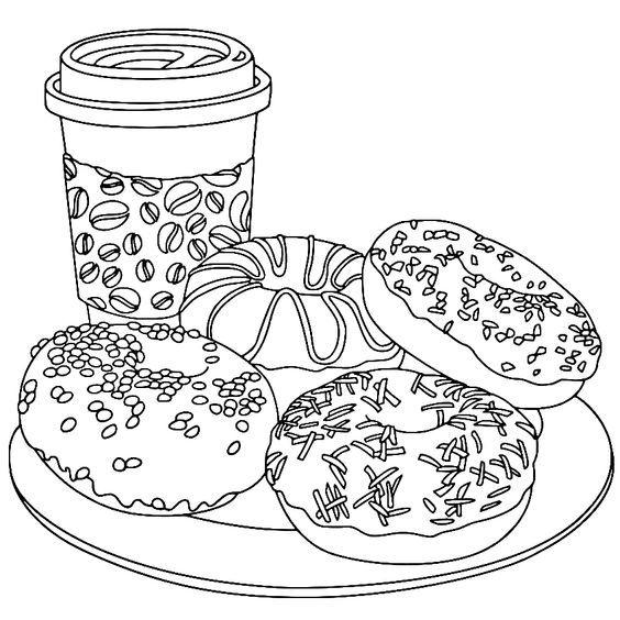 35 Cute Food Colouring Sheets 62