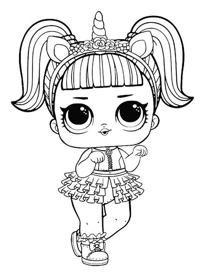 49 Unicorn Lol Coloring Page 10