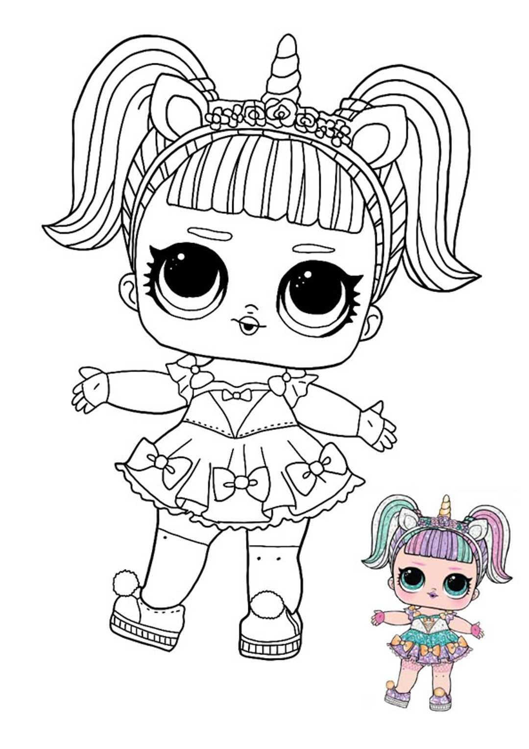49 Unicorn Lol Coloring Page 20